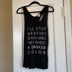 Black tank